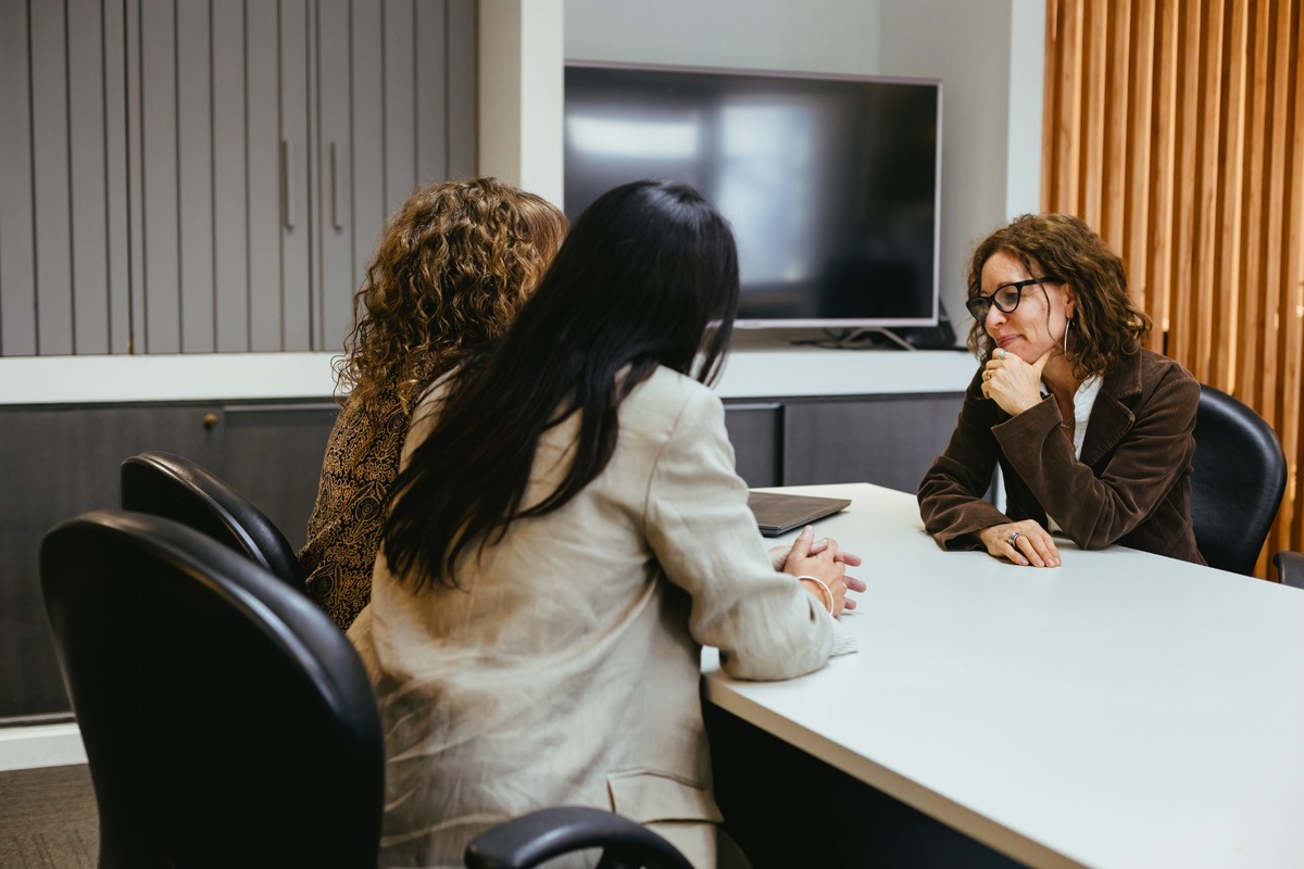professional women having a meeting